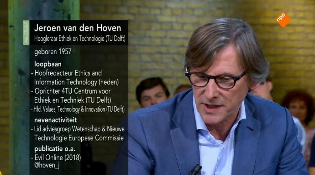 Harari’s 21 Lessons for the 21st Century – Discussion in Dutch Talk Show Buitenhof